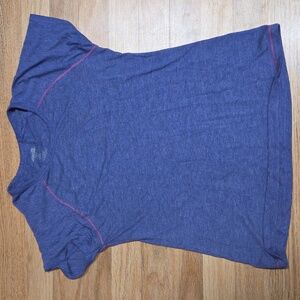 Women's Purple T-Shirt with Pink Accents